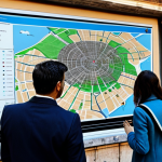 Urban Environmental Monitoring**

"A diverse group of people, fully clothed in appropriate attire, examining data on a large interactive map displaying air quality and noise levels in Rome. The map is colorful and easy to understand. In the background, we see classic Roman architecture blended with modern buildings. Safe for work, appropriate content, professional, perfect anatomy, correct proportions, natural pose, well-formed hands, proper finger count, natural body proportions, high quality, modest clothing, family-friendly."

**